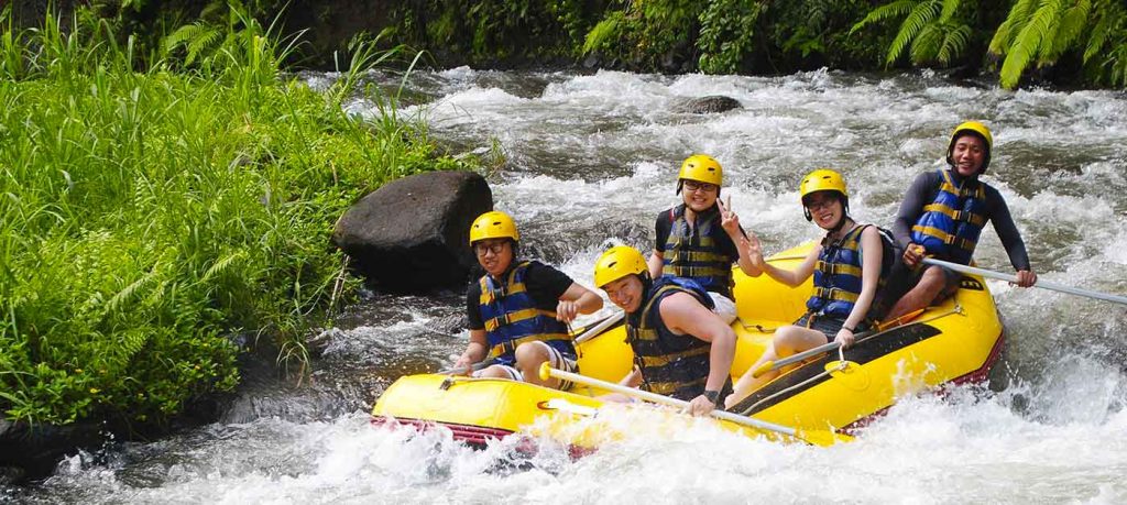 How much does it cost to go white water rafting Bali