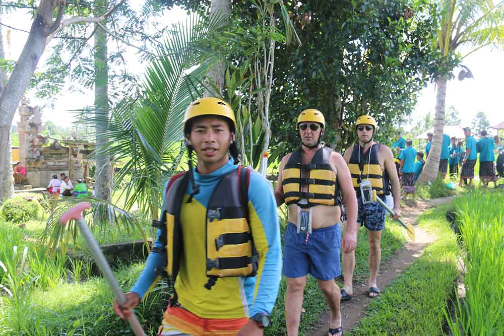 White water rafting bali whats to wear